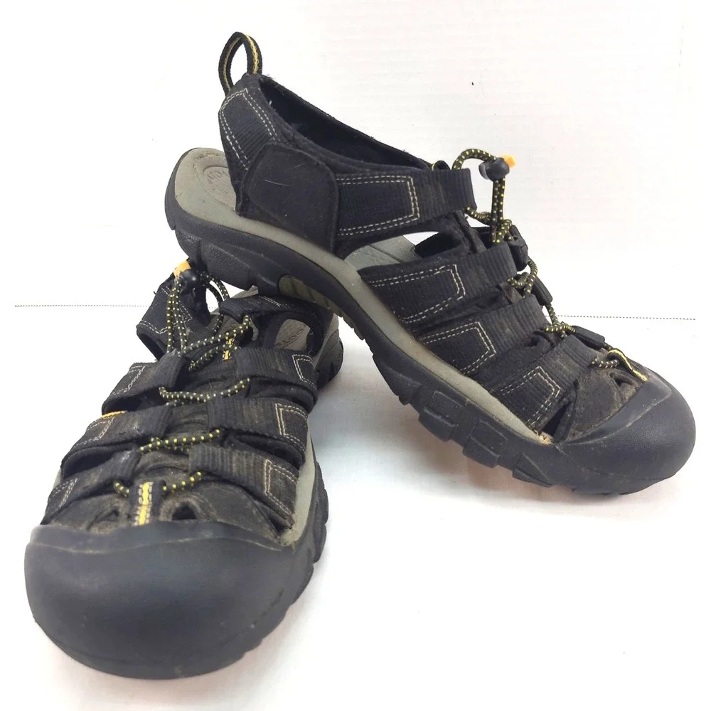 Keen Newport H2 Water Sandals Closed Toe Fisherman Sandals Athletic Black Men 9